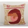 Vintage Brown Suzani Pillow Cases from Uzbekistan, Mid-20th | Cushion in Pillows by Vintage Pillows Store. Item composed of fabric