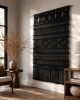 Extra Large Fiber Artwork - ROSA | Wall Hangings by Rianne Aarts / Teddy and Wool Studio. Item composed of cotton and fiber