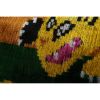 Fighting Tiger Ikat Velvet Pillow, Handwoven Silk Velvet | Cushion in Pillows by Vintage Pillows Store. Item composed of cotton