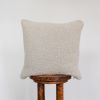 Curly Oatmeal Alpaca Pillow 18x18 | Pillows by Vantage Design