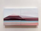 Sand Dune – 10x20 Original Geometric Diptych Painting | Shilo Ratner | Oil And Acrylic Painting in Paintings by Shilo Ratner
