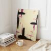Raw Bloom | Pink and Magenta Abstract Canvas Print | Modern Wall Art | Prints in Paintings by Abby May