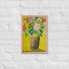 Framed Print - Jubilee - Impressionist Floral Still Life Art | Work by Eman's Gallery