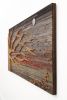 Autumn Bliss Geometric wood tree wall art | Wall Sculpture in Wall Hangings by Craig Forget. Item composed of wood in mid century modern or contemporary style