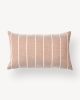 Recycled Stripe Lumbar Pillow - Clay | Pillows by MINNA