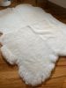 Sacred Spaces Collection: Extra Cuddly White Shorn Sheepskin | Area Rug in Rugs by East Perry. Item composed of wool & fiber