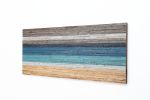 Beachscape: Gradient wood wall art | Wall Sculpture in Wall Hangings by Craig Forget. Item composed of wood in mid century modern or contemporary style