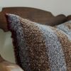 Italian Stripe Wool Boucle Lumbar 19x25 | Pillows by Vantage Design