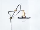 Plug in Kitchen Shelves Scissor Sconce - Adjustable Wall | Sconces by Retro Steam Works. Item composed of brass in industrial style