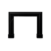Nero Marquina Marble Fireplace Surround | Custom Luxury Mantel | Fireplaces by Vero Marble