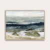 White Rapids Art Print - Abstract River Landscape | Prints in Paintings by Lara Eckerman Art