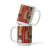 Coffee Mug - Palestine's Resilience - Folk Abstract Art | Work by Eman's Gallery