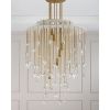 QZ2705 Hailee Sculpted Handcrafted Chandelier | Chandeliers by Alan M