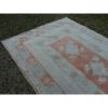 Vintage Distressed Pastel Color Oushak Area Rug | Rugs by Vintage Pillows Store. Item made of cotton with fiber