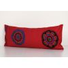 Turkish Suzani Red Cushion Cover, Suzani Bedding Pillow Case | Pillows by Vintage Pillows Store