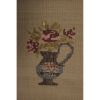 Vintage Aubusson Vase Turkish Kilim Runner Rug | Rugs by Vintage Pillows Store. Item composed of cotton and fiber