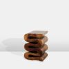 Haussmann® Wood Wave Verve Accent Snake Table 14x14x20 in | End Table in Tables by Haussmann®