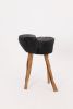 Rustic Blackened Wood side table with Raw Organic Form Indoor & Outdoor | Tables by Logniture