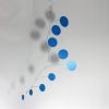 Blue Baby Mobile Art Bubble Wave as seen in NCIS New Orleans | Wall Sculpture in Wall Hangings by Skysetter Designs. Item made of metal works with modern style