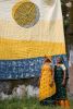 Spiral Sunset Quilt | Linens & Bedding by CQC LA. Item made of cotton