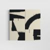 B/W No. 13 | Oil And Acrylic Painting in Paintings by Sarah Finucane. Item made of paper with synthetic