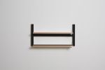 Folding Wall Shelf | Fläpps Shelf 80x40-2 | Wide Bookshelf, Plant Shelf, Birch Plywood, Black | Shelving in Storage by AMBIVALENZ