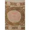 Hand Embroidered Suzani Quilt - Muted Color Uzbek Table Clot | Tablecloth in Linens & Bedding by Vintage Pillows Store
