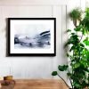 Sound of Silence Abstract Watercolor Framed Original Ar | Watercolor Painting in Paintings by Susi Schuele Art. Item composed of paper compatible with modern style
