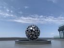 Space Expansion Sculpture in Silver | Public Sculptures by PlusObject