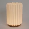 Pillar L - modern origami table lamp, paper, wood | Lamps by Studio Pleat. Item made of wood & paper compatible with minimalism and contemporary style