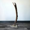 Driftwood Art Sculpture "Battle Tested Bow" | Sculptures by Sculptured By Nature  By John Walker. Item made of wood compatible with minimalism style