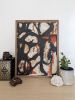 BOLD ABSTRACT #1, Original Framed Painting | Oil And Acrylic Painting in Paintings by Damaris Kovach. Item made of canvas & synthetic