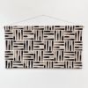 Painted Checker Wall Hanging | Tapestry in Wall Hangings by Julia Canright