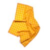 Tepache Yellow Windowpane Cloth Dinner Napkins, Set of 2 | Linens & Bedding by Willow Ship