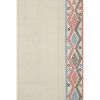 Vintage Embroided Organic Wool Turkish Kilim Runner | Runner Rug in Rugs by Vintage Pillows Store. Item composed of cotton & fiber