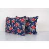Uzbek Roller Printed Cotton Fabric Panel, Mid-20th Century T | Cushion in Pillows by Vintage Pillows Store