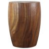 Haussmann® Wood Merlot End Table 15 D x 20 inch High Walnut | Tables by Haussmann®