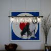 Tribeca Mini-Banqueting Chandelier (8-Bulb) | Chandeliers by Michael McHale Designs. Item composed of metal and glass