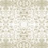 Flores, Putty | Fabric in Linens & Bedding by Philomela Textiles & Wallpaper. Item made of linen