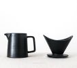 Black Pour Over Set | Cup in Drinkware by Vanilla Bean