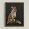 The Woodland Fox - Black Edition | Prints by The Ugly Cat Studio