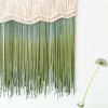 Extra Large Macrame Wall Hanging - "Deep Lake" | Wall Hangings by Rianne Aarts / Teddy and Wool Studio. Item made of fiber