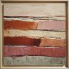 Terra rosa - paysage abstrait | Oil And Acrylic Painting in Paintings by Sophie DUMONT.. Item made of canvas works with minimalism & contemporary style