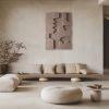 Modern Dimensional Wall Art - Abstract Geometric Sculpture - Plaster Painting - Textured Relief - Perfect Housewarming Gift | Wall Sculpture in Wall Hangings by Vaiva Art Atelier