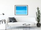 Minimalist ocean art, "Ionian Sea Blues" photography print | Photography by PappasBland. Item made of paper compatible with minimalism and contemporary style