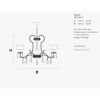 Alan Mizrahi IQ2068 Gala | Chandeliers by Alan Mizrahi Lighting Design