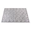 Hand Tufted Wool Botanical Area Rug, Ivory Beige Abstract Carpet | Rugs by Swiflo