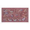 Silk Peacock Suzani Tapestry With Pomegranates Design, Picto | Tablecloth in Linens & Bedding by Vintage Pillows Store
