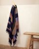 Fruit Stripe Bath Towel - Plum | Textiles by MINNA