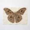 Wild Silk Moth - Natural | Tapestry in Wall Hangings by Tanana Madagascar. Item composed of fabric and fiber